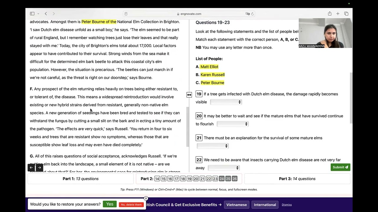 Cambridge IELTS 20 Reading Test 1 | Step-by-Step Explanation & Answer Analysis