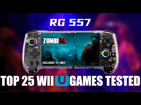 ANBERNIC RG 557 25 Wii U GAMES TESTED | PART II