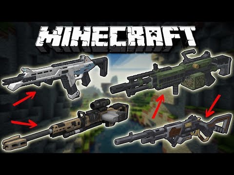 KRISH: Unleash Chaos with 3D Guns Mod in Minecraft