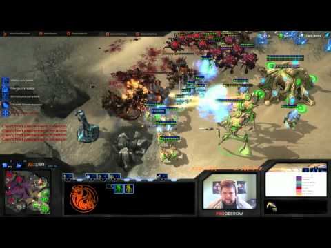 HotS PvZ- Late game army vs Swarmhost Viper - NA Ladder