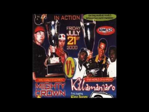 Dancehall Reggae Sound Clash: Killamanjaro vs Mighty Crown Dub fi Dub 2000 🎼🔥