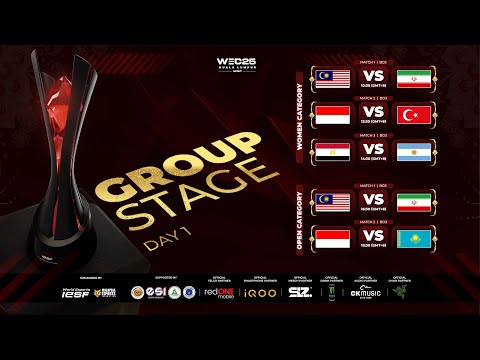 MLBB | INDONESIA vs TURKIYE GROUP STAGE | IESF WEC25 | DAY 1