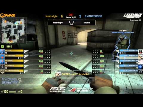 ASUS ROG Summer 2014 - Halbfinale  ENCORE vs. Nostalgie Mix (de_dust2) Map 3