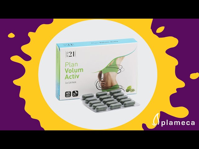 Vídeo relacionado con PLAMECA Plan Volum Activ con Extracto Seco de Café Verde, Proteína de Judía, Vinagre de Manzana y Picolitano de Cromo, 45 Cápsulas Vegetales