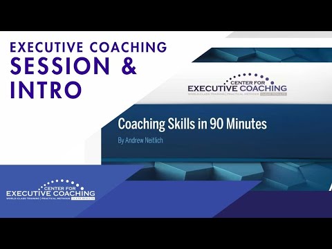 Executive Coaching Info Session and Introduction to Coaching Skills