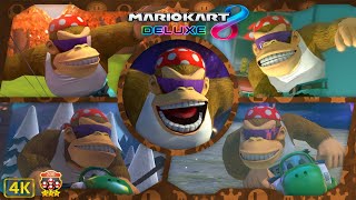 Mario Kart 8 Deluxe DLC ⁴ᴷ Waves 1 - 6 (200cc 3-Star Rank) Funky Kong gameplay