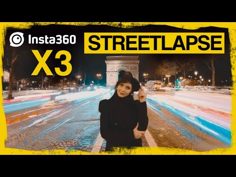 Insta360 X3 // STREETLAPSE Tutorial