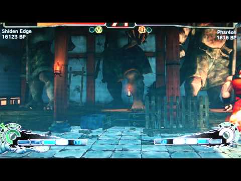 Shiden Edge [Guy] vs Phar4oh [Seth] SSF4 Endless Battle - Xbox Live