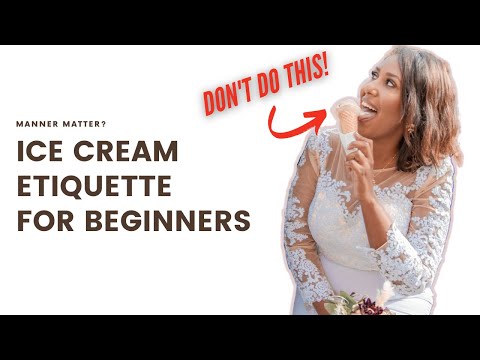 Etiquette for Eating Ice Cream | Beginner tips