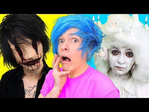 Trying MORE Spooky Halloween SFX Makeup by 5 Minute Crafts and TikTok