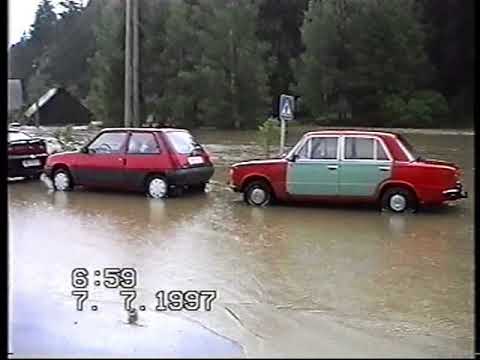 Nové Heřminovy   Povodeň 1997   Den druhý