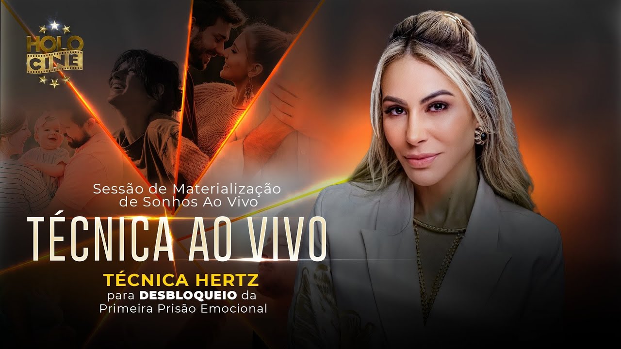 TÉCNICA HERTZ para Desbloqueio da Primeira Prisão Emocional - às 19h | HoloCINE 3.0