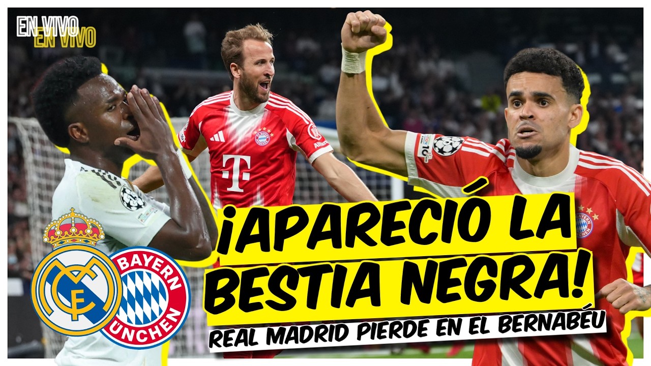 REAL MADRID pierde ante BAYERN MUNICH pero GOL de Mbappé le da ESPERANZAS | Champions League