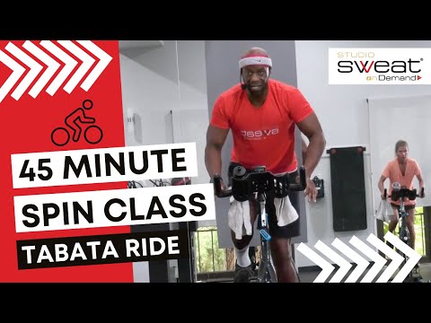 Free 45 Minute Spin Class |  Burn up to 600 Calories with Tabata Drills & Power Surges