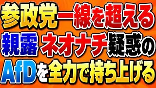 参政党が親露ネオナチ疑惑のAfDを全力で持ち上げる！支持者は目を覚ました方が良いよ。