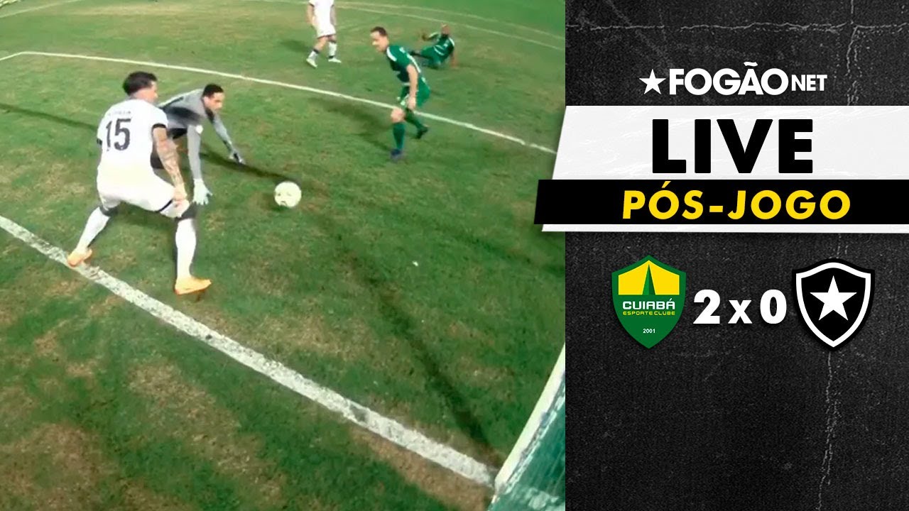 AO VIVO: FogãoNET faz live pós-jogo de Cuiabá x Botafogo