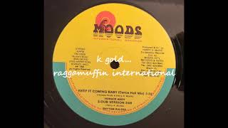Horace Andy - Keep It Coming Baby - Moods Intl Records 12" w/ Version - 1992