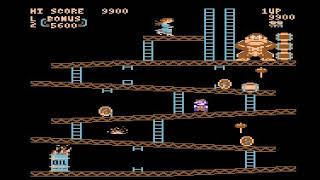 ATARI XL / XE =+ DONKEY  KONG - ENCORE VESION 2018