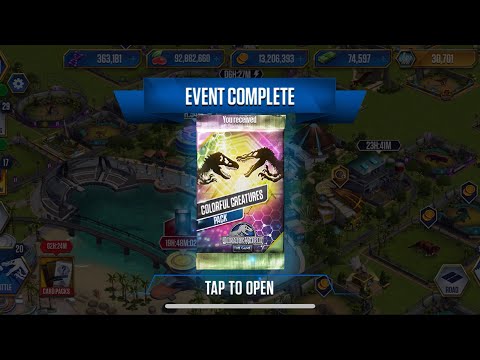 COLORFUL CREATURES PACK - JURASSIC WORLD THE GAME