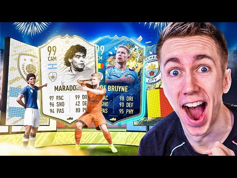 I PACKED 99 MARADONA & 99 DE BRUYNE! (FIFA 20 PACK OPENING)
