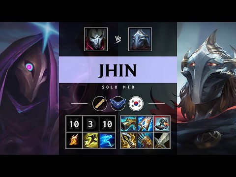 Jhin Mid vs Viktor - KR Diamond Patch 25.14