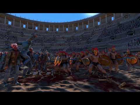 Ultimate Epic Battle Simulator #12 | 300 spartans vs army vs zombie