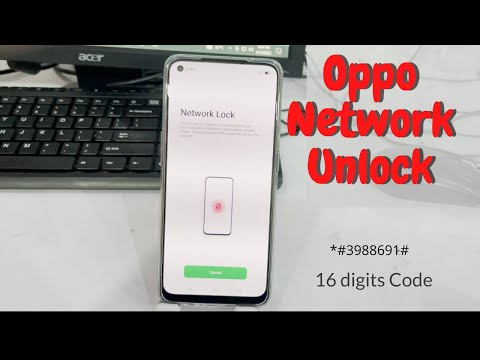 How to Oppo Network Unlock With 16 Digits Code 2023