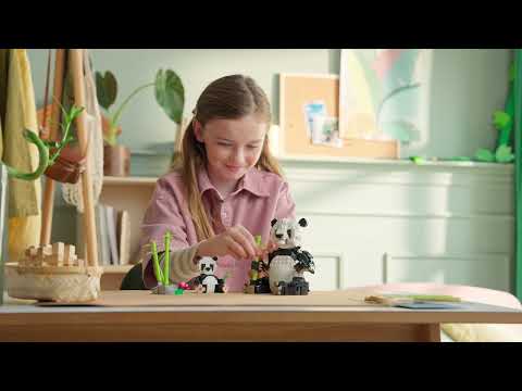 Конструктор LEGO Creator Дикі тварини: пандові (31165)