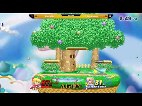 AgonTOYS - RobinGG (Peach) Vs. Bernihetero (Rosalina) - Pools - Smash 4