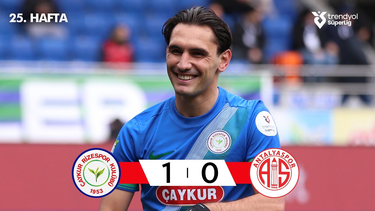 Çaykur Rizespor vs Antalyaspor Highlights