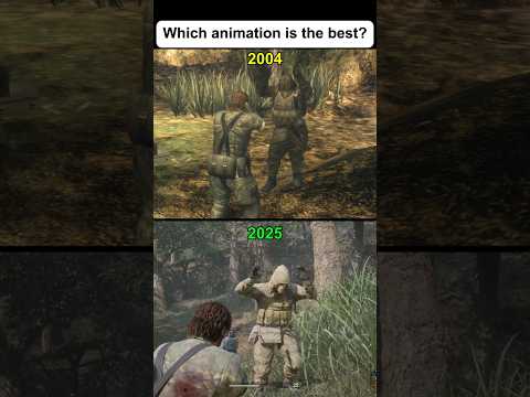 these 2 animation are 21 years apart #mgs3 #mgsdelta