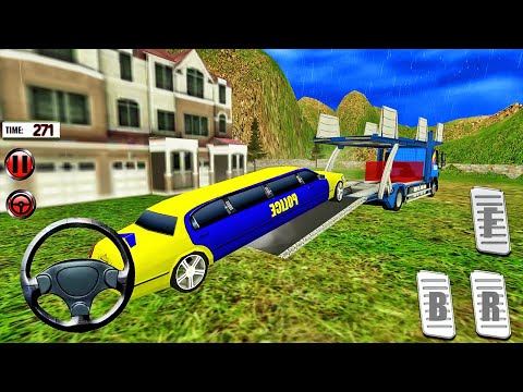 Limousine Car Transporter 2021 - Transport Truck Driving Simulator - Android Gameplay