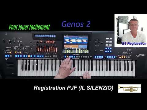 Yamaha Genos 2 (IL SILENZIO) pour jouer facilement