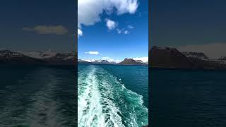Seydisfjordur, Iceland on Norwegian Star 🏔️ #nclstar #iceland