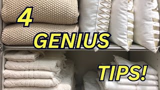 4 **GENIUS** Tips for a FRESH Linen Closet Makeover!