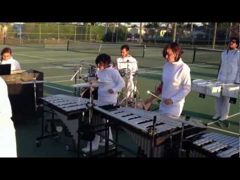 Aquarius Percussion 2012 Finals Lot (Walkup) 3/24/12.MOV