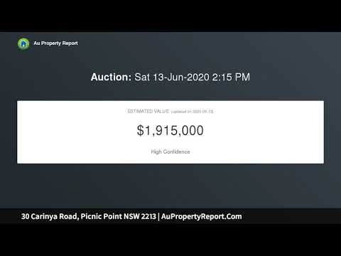 30 Carinya Road, Picnic Point NSW 2213 | AuPropertyReport.Com