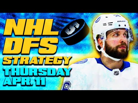 NHL DFS Strategy Thursday 4/11/24 | DraftKings & FanDuel Daily Fantasy Hockey Picks