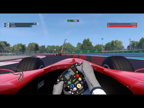 F1 2018 Career Mode | Part 4 | 2004 Ferrari F2004 (France: Overtake Challenge) Gameplay HD