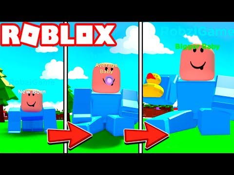СТАЛ САМЫМ БОЛЬШИМ В МИРЕ МАЛЫШОМ! СИМУЛЯТОР МАЛЫША! ROBLOX SIMULATOR