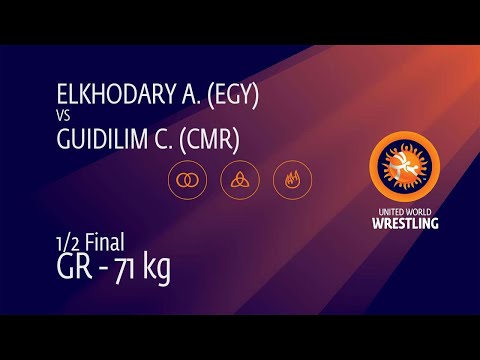 1/2 GR - 71 kg: A. ELKHODARY (EGY) v. C. GUIDILIM (CMR)