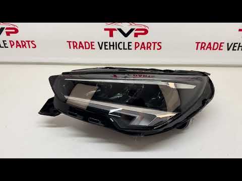 Fits Vauxhall Corsa F 2019-2023 Headlight Headlamp Full LED Passenger Side Left video