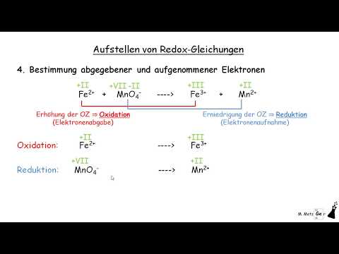 Aufstellen von komplexen Redox-Gleichungen - Redoxreaktionen (Ladungs- und Stoffausgleich) Erklärung