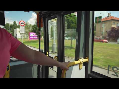 Czech Republic, Prague, bus 196 ride from Sídliště Novodvorská to Kačerov