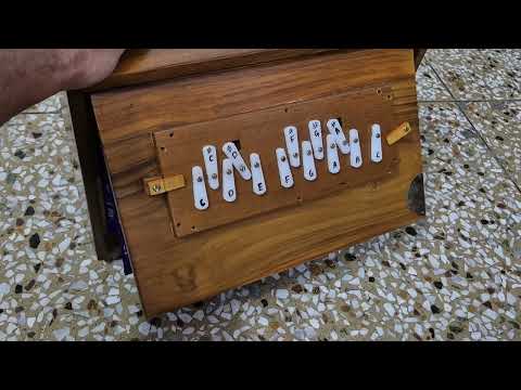 Teak Wood Shruti Box, 13 Notes, 440Hz, with Carry Bag image 13