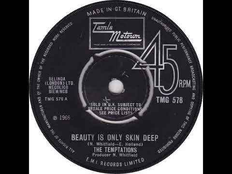 UK New Entry 1966 (312) The Temptations - Beauty Is Only Skin Deep