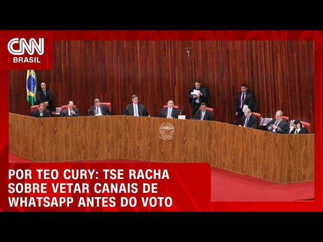 TSE racha sobre cerco a canais de WhatsApp nas 48h que antecedem eleição | LIVE CNN