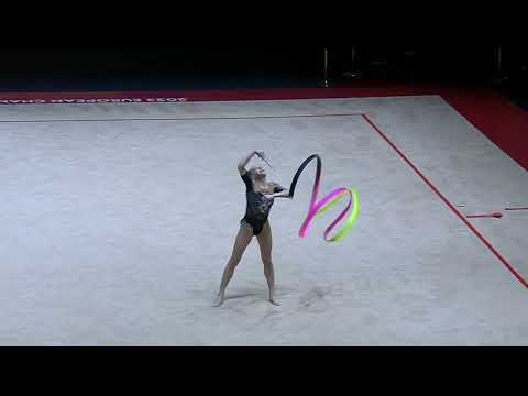 Nikola Vasiljeva Ribbon AA Qualification 22.950-European Championship 2023