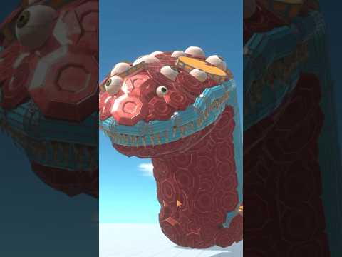 Built a “GloinkQueen” out of Blocks【Animal Revolt Battle Simulator】ARBS＆Skibidi Toilet