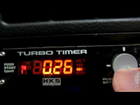 HKS Turbo Timer【PUSH START Type0】❴Set the door lock mode ON.❵